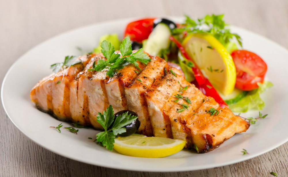 Grilled-salmon