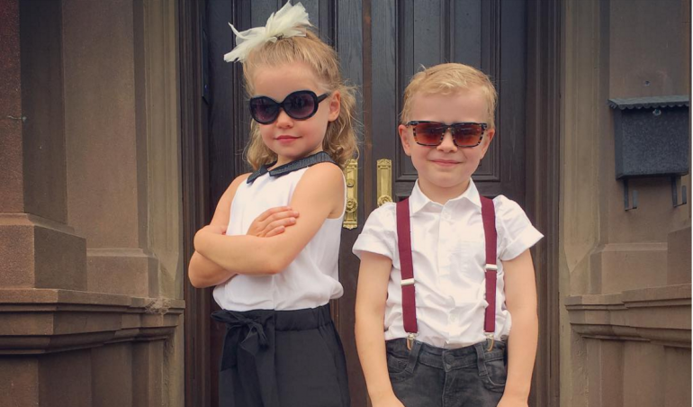 Trendy Tot Tuesday: Gideon Scott and Harper Grace Burtka-Harris ...