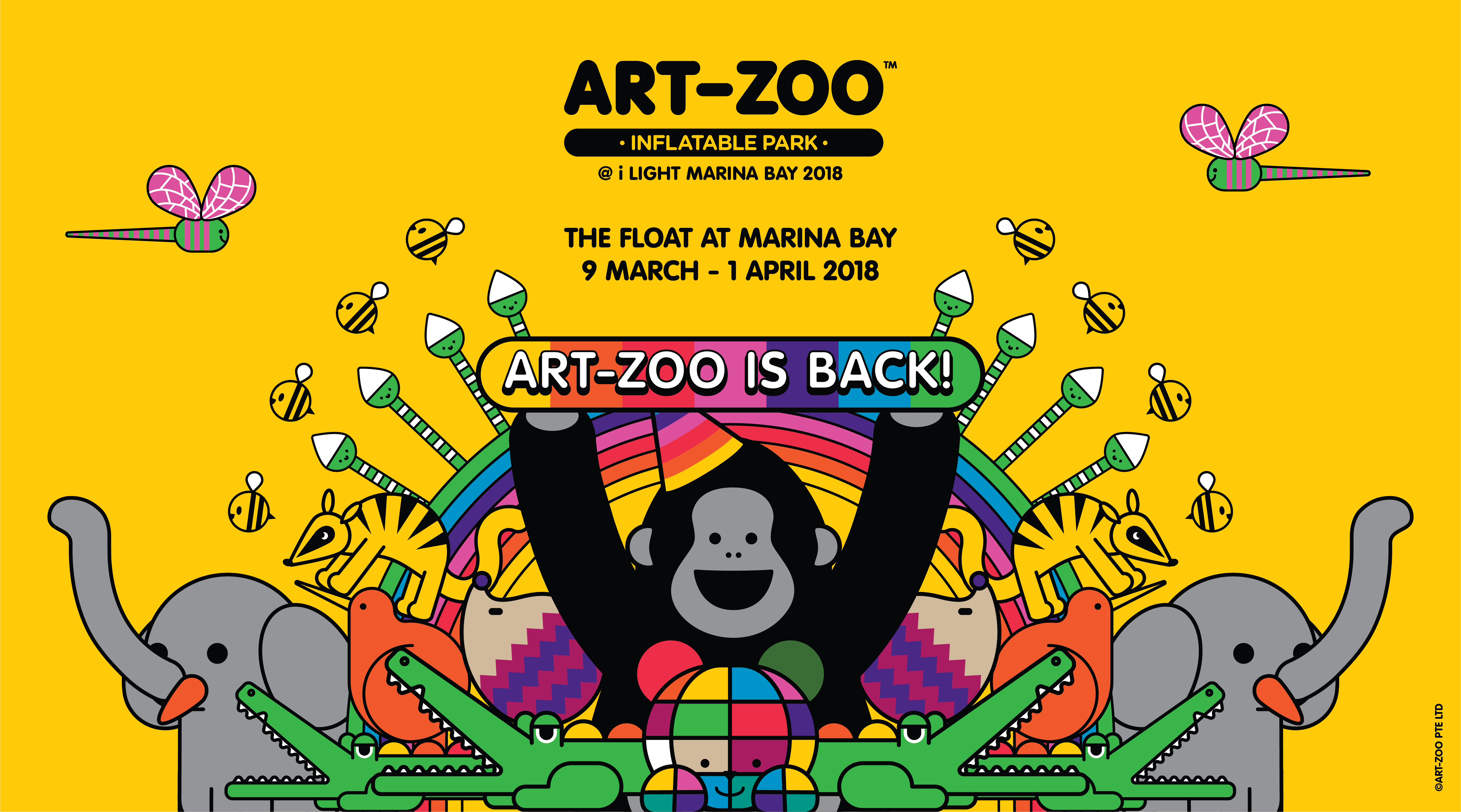 Art-Zoo Inflatable Park key visual