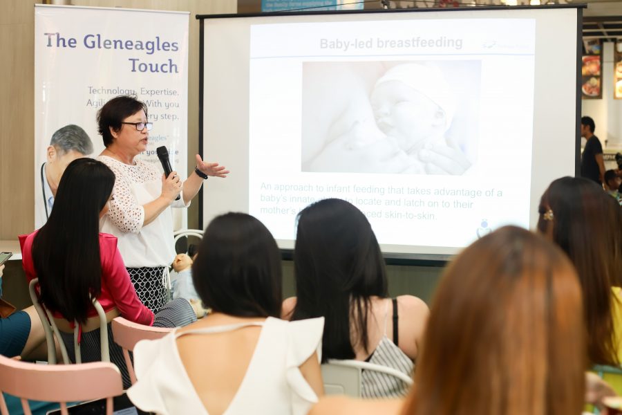 Baby-led breastfeeding talk by Ms Tan Guat Choo, Lactation Consultant at Gleneagles Hospital