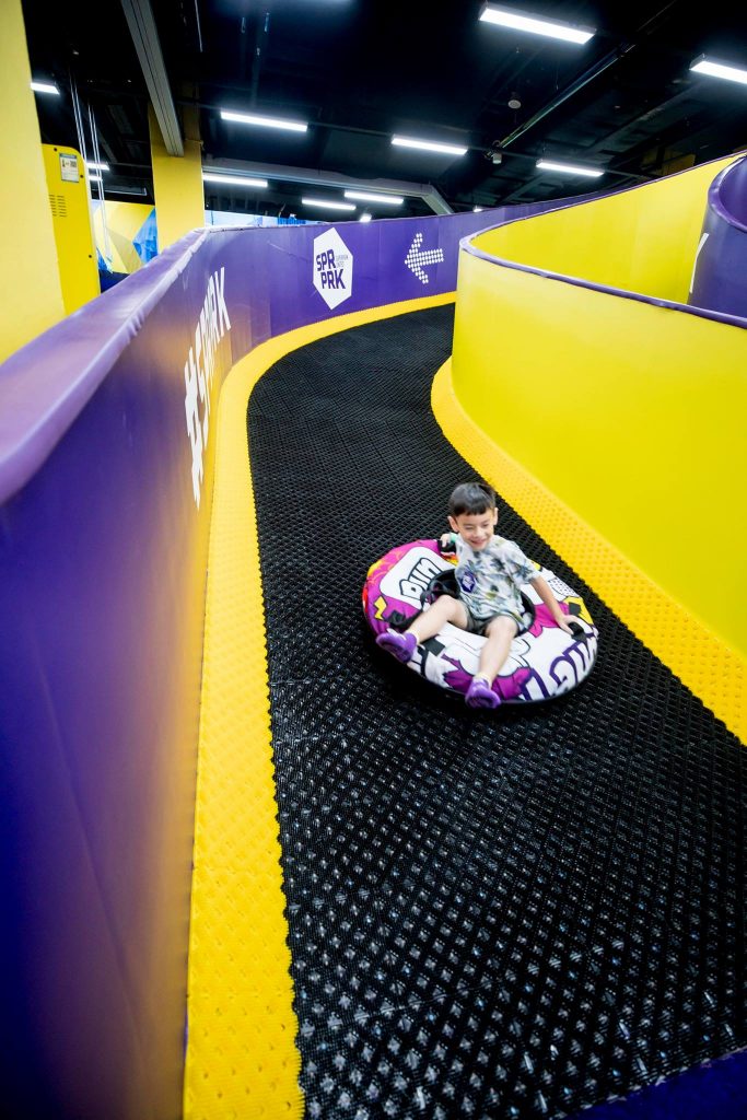 Kids will love the Tube Slide at SuperPark.
