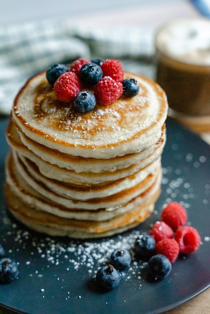 Whip up a breakfast feast like pancakes for your family. Image credit: Tatiana Rodriguez