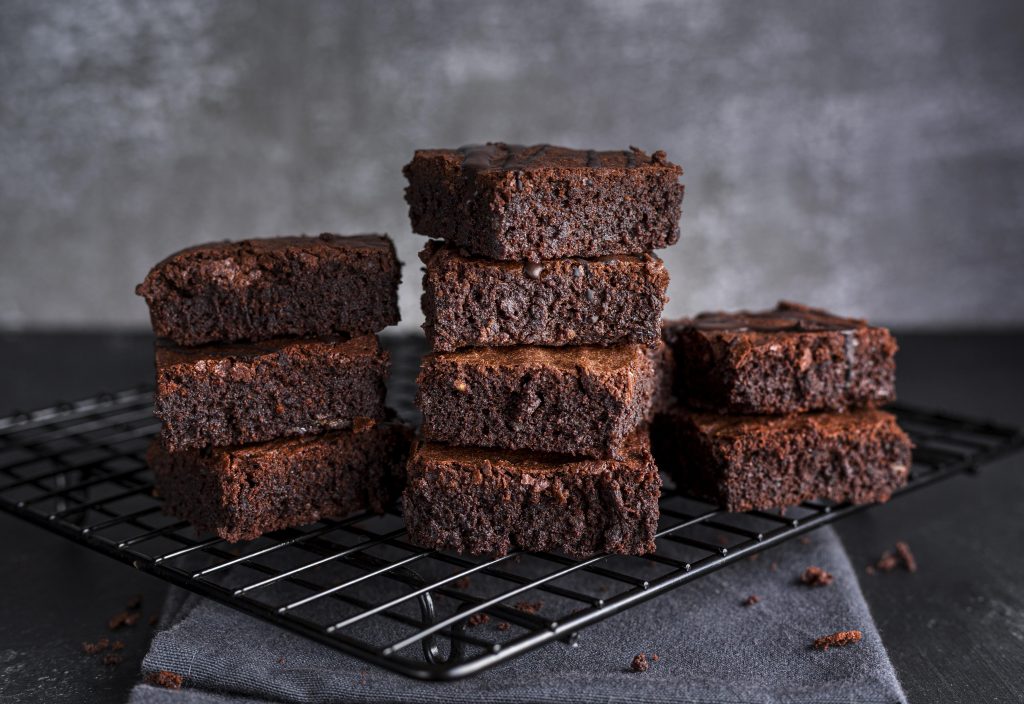 Your kids can help make these super fudgy brownies as a dessert treat. Image credit: freepik