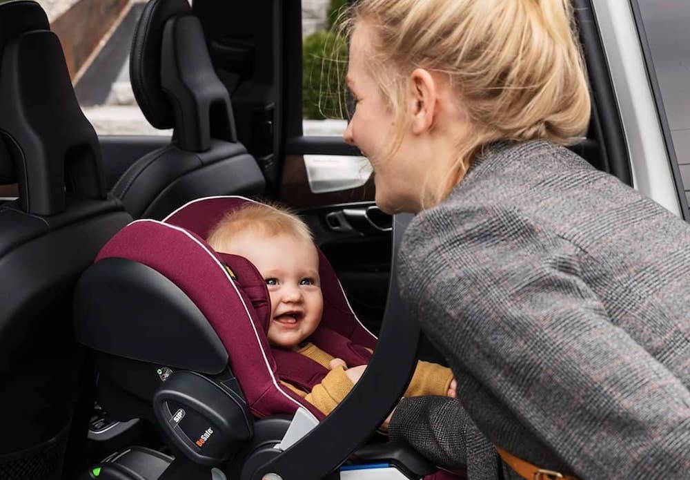 Little ones can be safe during their car journeys with properly installed car seats - keep them in a rear-facing configuration as long as possible. Image credit: BeSafe