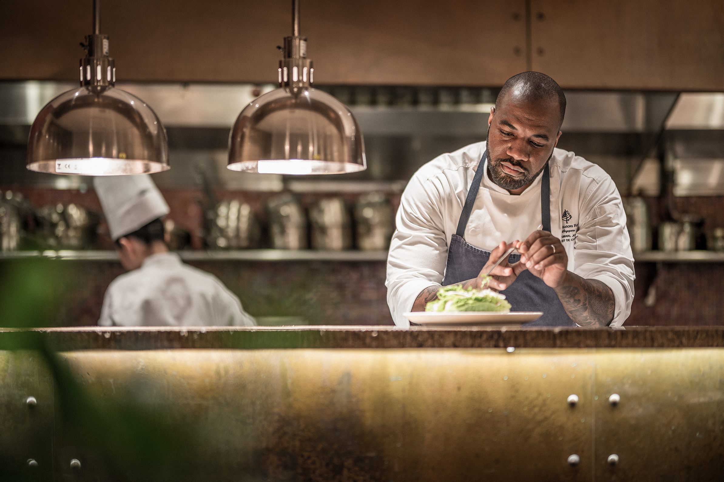 Renowned Chef Kamarl John in his element from Four Seasons Hotel Singapore