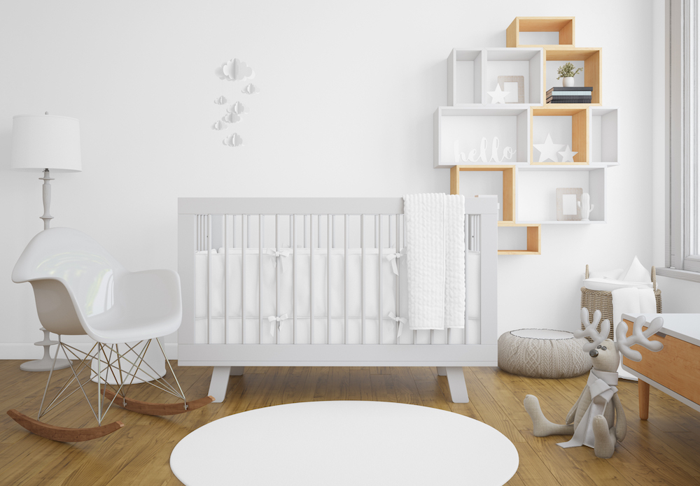 Choose a stylish yet safe crib for your little one that suits your lifestyle, whether it’s an expandable, travel or bedside cot. Image credit: alexandercho