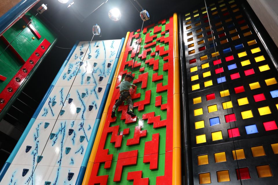 Soar to greater heights with the high rock-climbing walls at Clip ‘n’ Climb Home Team NS Tampines