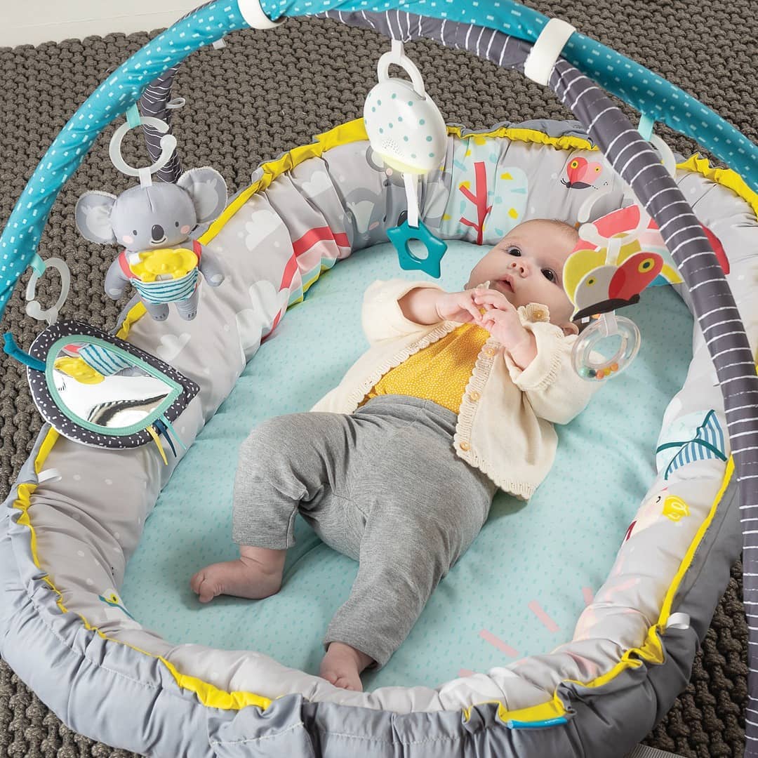 smart toys: baby in activity gym