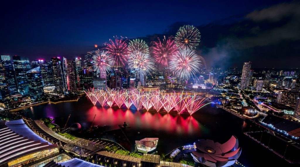 Marina Bay Sands Countdown Party In Singapore