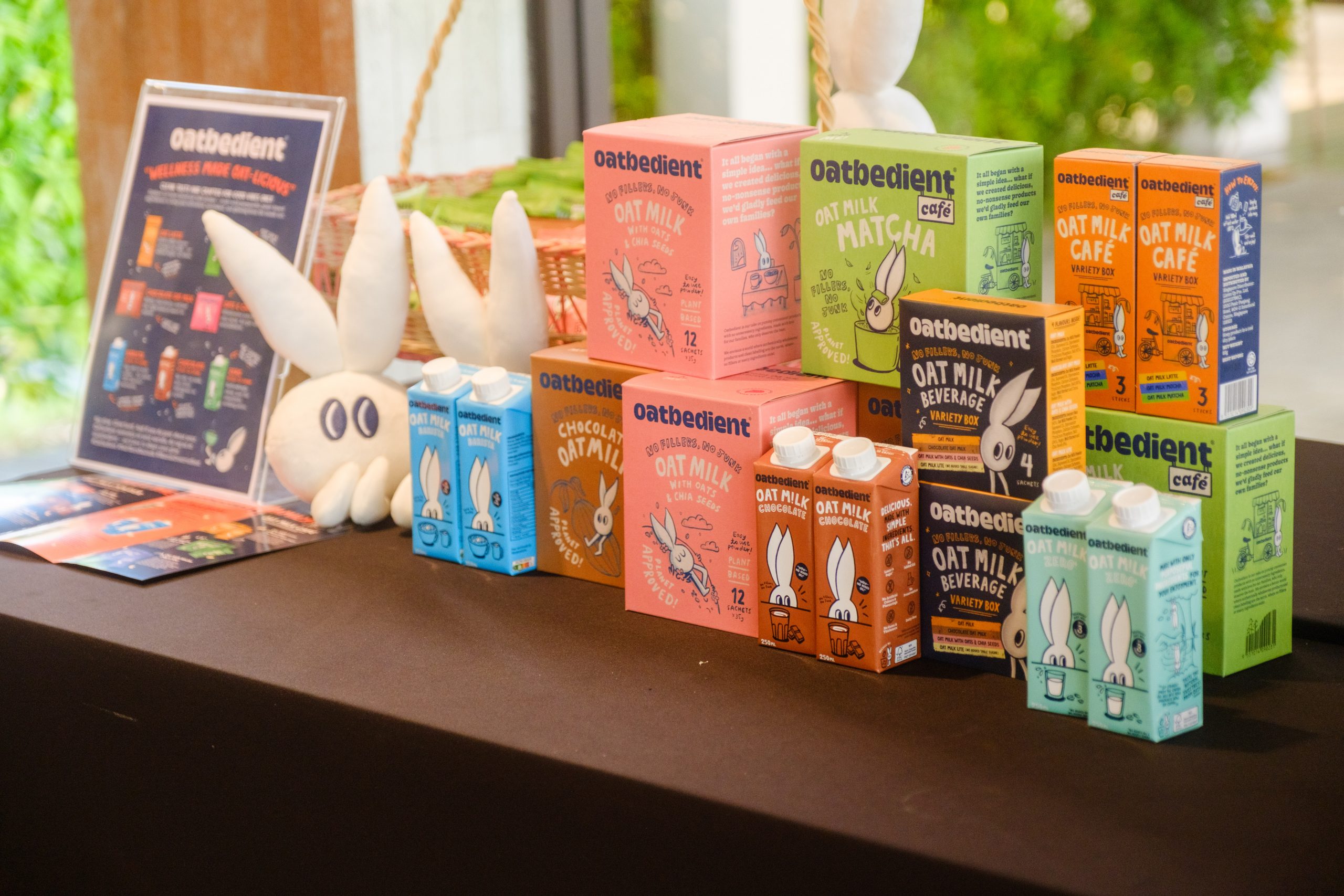 For breakfast, guests could choose from the wide array of Oatbedient products, which are nutritious yet convenient, without any unnecessary ingredients.